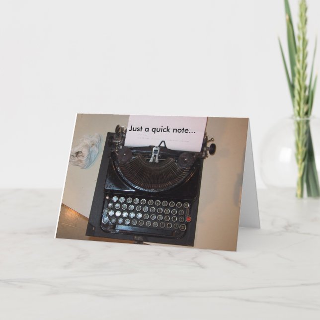 Old Word Processor Card (Front)