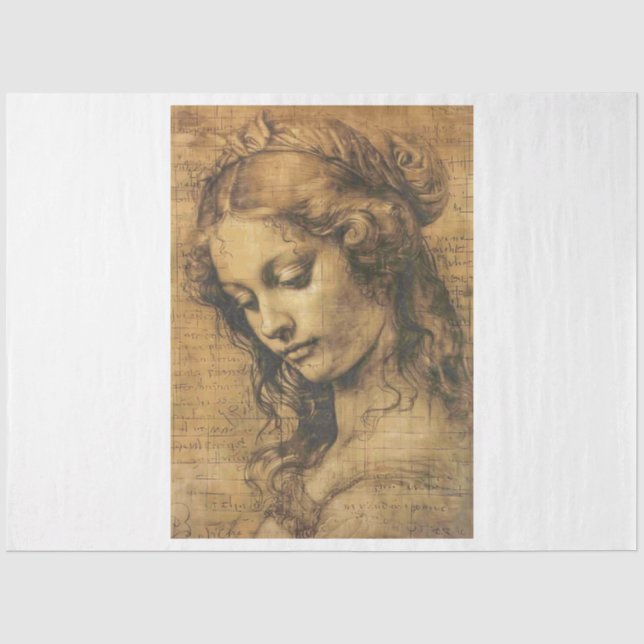 Old World Beauty Tissue Paper (Front)