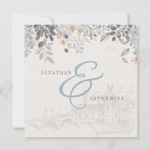 Old World Charm Bridal Shower Invitation