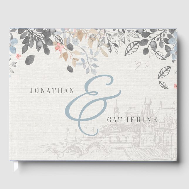 Old World Charm Guest Book (Front)
