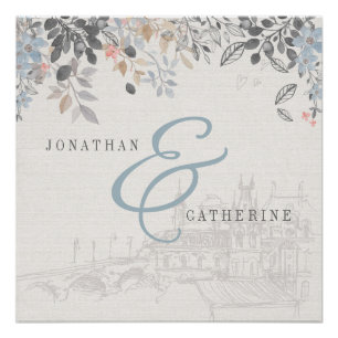 Old World Charm Print with names