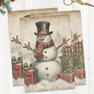 Old World Christmas Snowman Tissue Paper