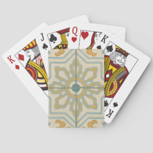 Old World Decorative Tile Pattern Playing Cards