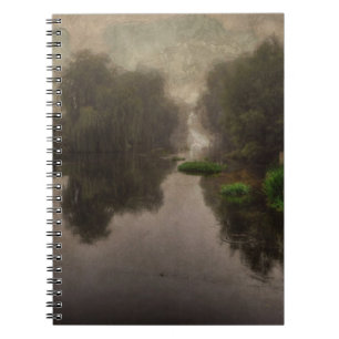 Old World Landscape Fine Art Painting Spiral Notebook