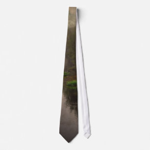 Old World Landscape Fine Art Painting Tie