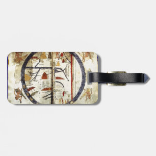 Old world map, 12th century luggage tag