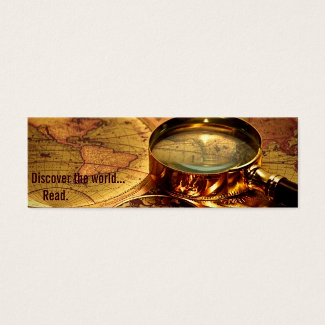 old world map bookmark (Front)
