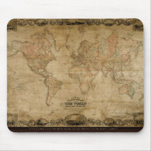 Old World Map Classc Gift Design Mouse Pad