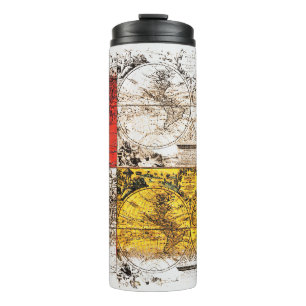  Old World Map Design   Thermal Tumbler