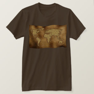 Old World Map Designer Gift T-Shirt
