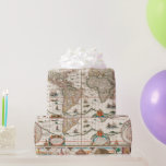 Old World Map  pattern Wrapping Paper<br><div class="desc">Old world map pattern for the office gifts for colleagues for coworkers for friends . Wrapping Paper for cute and extraordinary gifts for family and friends wrapping paper old world map pattern for girlfriend parents for cute gifts for wife husband for kids and grandparents for godmother and cousins. Cute design...</div>