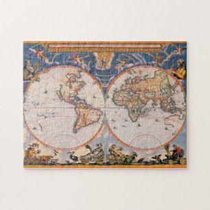 Old World Map Puzzle #1