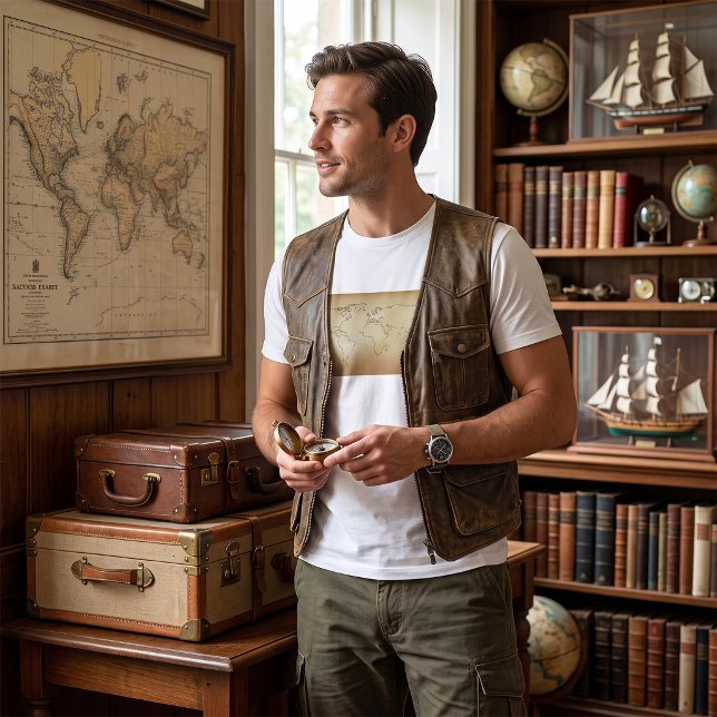 Old World Map T-Shirt (Creator Uploaded)