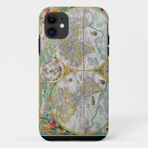 Old World Map with Colourful Artwork Case-Mate iPhone Case