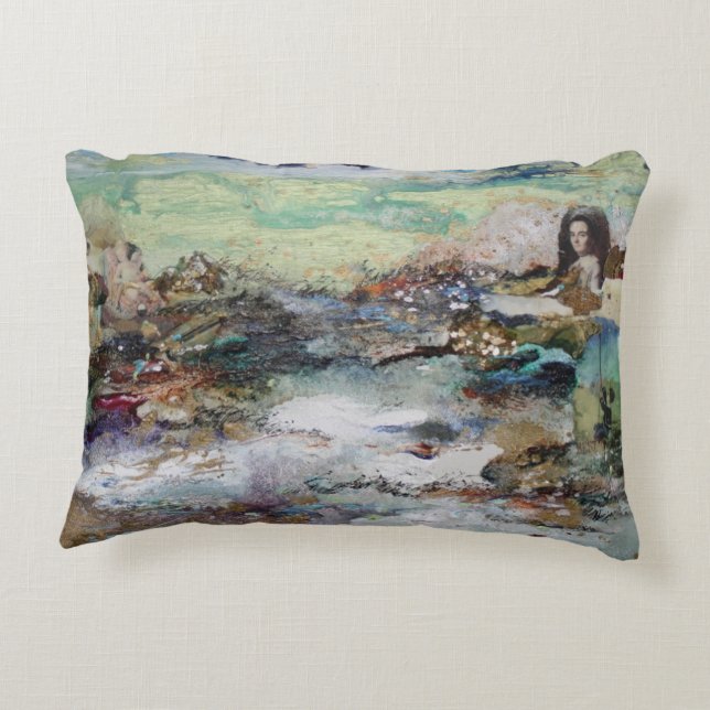 Old World Peace Accent Pillow (Back)