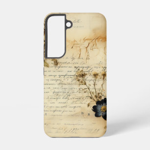 Old World Romantic Parchment Letter Samsung Galaxy Case