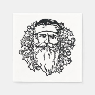 Old World Santa Paper Napkin