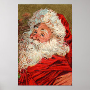 Old World Santa Poster
