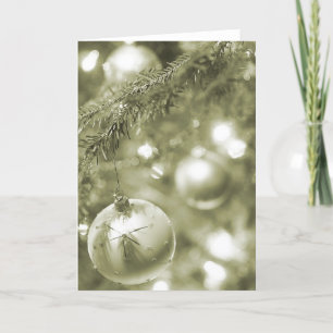 Old World Sparkle Holiday Card