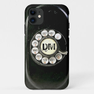 Old worn bakelite phone rotary dial iPhone 11 case