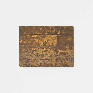 Old Worn Wood Panel Post-it Notes