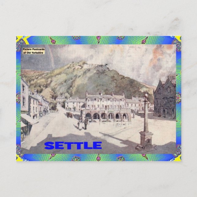OLD YORKSHIRE - SETTLE POSTCARD (Front)