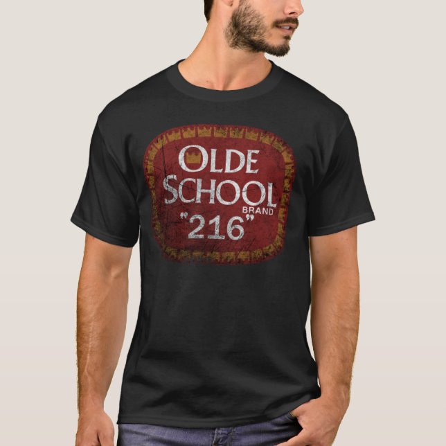 Olde School "216" Cleveland T-Shirt (Front)