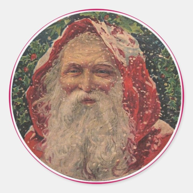 Olde St. Nicholas Classic Round Sticker (Front)