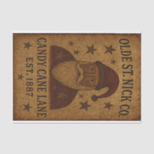 Olde St Nick Candy Canes Tissue Paper