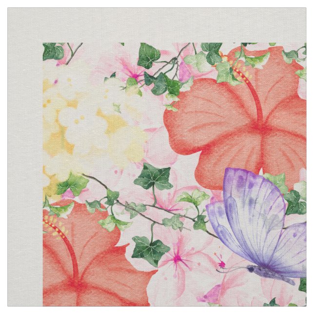 Olden Days Floral Fabric (Swatch)