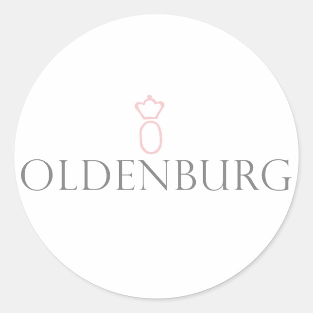 Oldenburg Classic Round Sticker (Front)