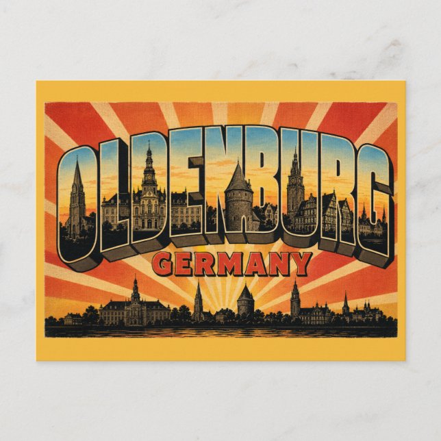 Oldenburg Germany Castle Postcard (Front)