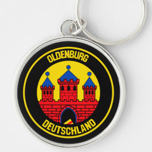 Oldenburg Round Emblem Key Ring