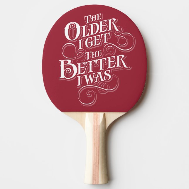 Older Better Ping Pong Paddle (Front)