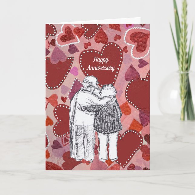 older couple anniversary card (Front)