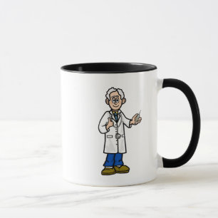 Older Grey Hair Male Doctor Mug