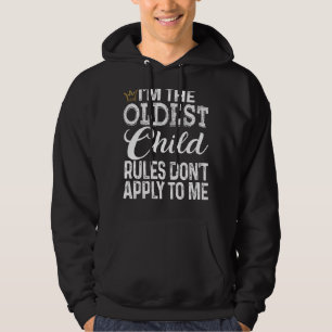 Oldest Child   Rules Don't Apply to Me Tee with Cr