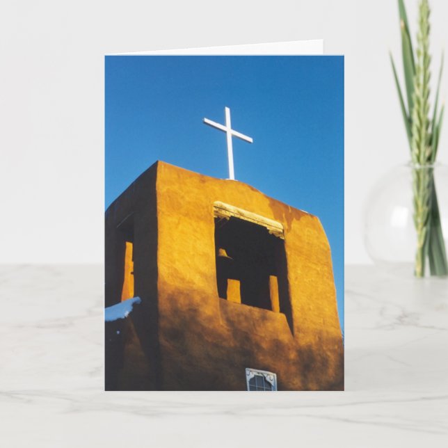 Oldest Church Structure in the U.S.A. Card (Front)