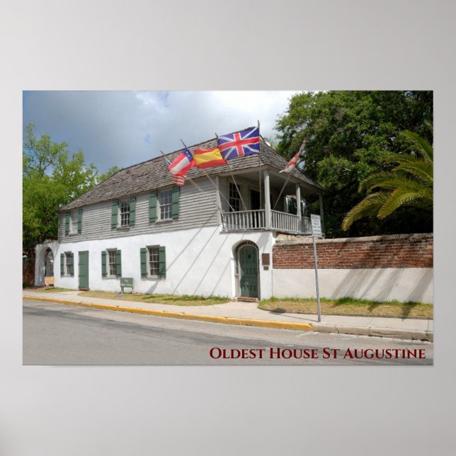 Oldest House,St Augustine Florida Poster (Front)