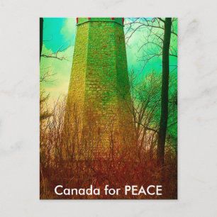 Oldest Light House in Toronto Postcard