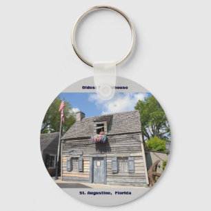 Oldest School House St. Augustine Fl Key Ring