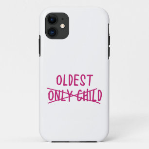 Oldest with Only Child Crossed Out Case-Mate iPhone Case