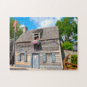Oldest Wooden School Florida. Jigsaw Puzzle