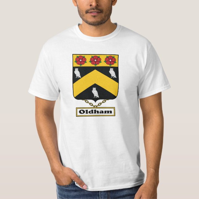 Oldham Family Crest T-Shirt (Front)