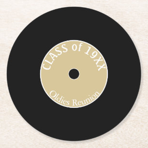 Oldies Fun! Class reunion coasters