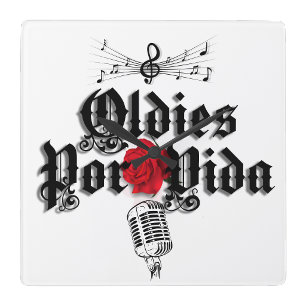 Oldies Por Vida Wall Clock