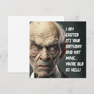 Oldman Wishing You A Happy Birthday