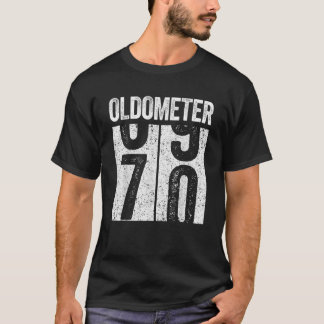 Oldometer 69 70 70th Birthday Party Men Women T-Shirt