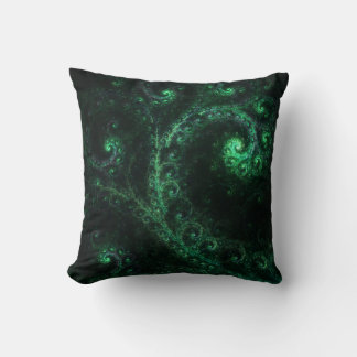OldOnes Spiral Fractal Throw Pillow