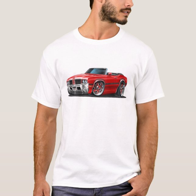 Olds Cutlass Red Convertible T-Shirt (Front)